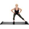 image:imageProsourceFit Slide Board Mat for Exercise 6 with End Stops Booties amp Carrying Bag for LowImpact Indoor Home Workouts and Sports TrainingStandard