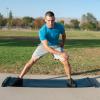 image:imageProsourceFit Slide Board Mat for Exercise 6 with End Stops Booties amp Carrying Bag for LowImpact Indoor Home Workouts and Sports TrainingStandard