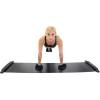 image:imageProsourceFit Slide Board Mat for Exercise 6 with End Stops Booties amp Carrying Bag for LowImpact Indoor Home Workouts and Sports TrainingStandard