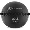 image:imageProSource Soft Medicine Balls for CrossFit Wall Ball and Full Body Dynamic Exercises ColorCoded Weights 6 8 10 14 20 25 lbBlack 20 LB