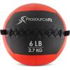 image:imageProSource Soft Medicine Balls for CrossFit Wall Ball and Full Body Dynamic Exercises ColorCoded Weights 6 8 10 14 20 25 lbRed 6 LB