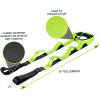 image:imageProsourceFIt MultiLoop Stretching Strap 8 Ft for Yoga Pilates Physical Therapy Sports Dance amp Gymnastics to Improve Posture Increase Flexibility and Mobility 3 dualtoned colors availableGreen