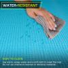 image:imageProsourceFit Classic Yoga Mat 18 3mm Thick Extra Long 72Inch Lightweight Fitness Mat with NonSlip Grip for Yoga Pilates ExerciseAqua