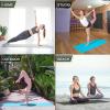 image:imageProsourceFit Classic Yoga Mat 18 3mm Thick Extra Long 72Inch Lightweight Fitness Mat with NonSlip Grip for Yoga Pilates ExerciseAqua