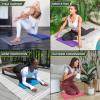 image:imageProsourceFit Extra Thick Yoga Knee Pad and Elbow Cushion 15mm 58 Fits Standard Mats for Pain Free Joints in Yoga Pilates Floor WorkoutsBlue