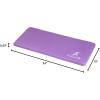 image:imageProsourceFit Extra Thick Yoga Knee Pad and Elbow Cushion 15mm 58 Fits Standard Mats for Pain Free Joints in Yoga Pilates Floor WorkoutsPurple