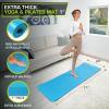 image:imageProsourceFit Extra Thick Yoga and Pilates Mats 05 amp 1inAqua