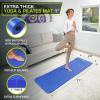 image:imageProsourceFit Extra Thick Yoga and Pilates Mats 05 amp 1inBlue