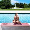 image:imageProsourceFit Feather Yoga Mat 316 5mm Thick Workout Surface with Exclusive Printed Designs for Stylish Comfort Stability and Balance NonSlip Option for Yoga and PilatesSatya  Pink