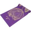 image:imageProsourceFit Feather Yoga Mat 316 5mm Thick Workout Surface with Exclusive Printed Designs for Stylish Comfort Stability and Balance NonSlip Option for Yoga and PilatesFloret  Purple