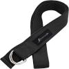 image:imageProsourceFit Metal DRing Yoga Strap 8 Durable Cotton for Stretching and FlexibilityBlack