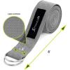 image:imageProsourceFit Metal DRing Yoga Strap 8 Durable Cotton for Stretching and FlexibilityGrey