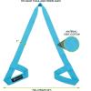image:imageProsourceFit Yoga Mat Carrying Sling Easy Adjustable Carry Strap 60 Long Cotton 5 Colors to Choose FromAqua