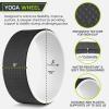 image:imageProsourceFit Yoga Wheel Prop 12 for Improving Yoga Poses Backbends Flexibility Balance Stretching RelaxationBlackWhite