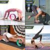 image:imageProsourceFit Yoga Wheel Prop 12 for Improving Yoga Poses Backbends Flexibility Balance Stretching RelaxationPurplePink