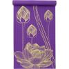 image:imageProsourceFit Feather Yoga Mat 316 5mm Thick Workout Surface with Exclusive Printed Designs for Stylish Comfort Stability and Balance NonSlip Option for Yoga and PilatesFloret  Purple