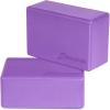 image:imageProsourceFit Foam Yoga Blocks High Density EVA Yoga Bricks 4x 6 x 9 Set of 2Purple