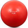 image:imageProsourceFit Weighted Toning Exercise Balls for Pilates Yoga Strength Training and Physical Therapy 2 lb to 8 lb Color CodedRed 3lb