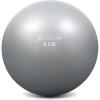 image:imageProsourceFit Weighted Toning Exercise Balls for Pilates Yoga Strength Training and Physical Therapy 2 lb to 8 lb Color CodedSilver 6lb