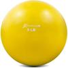 image:imageProsourceFit Weighted Toning Exercise Balls for Pilates Yoga Strength Training and Physical Therapy 2 lb to 8 lb Color CodedYellow 5lb