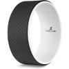 image:imageProsourceFit Yoga Wheel Prop 12 for Improving Yoga Poses Backbends Flexibility Balance Stretching RelaxationBlackWhite