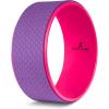 image:imageProsourceFit Yoga Wheel Prop 12 for Improving Yoga Poses Backbends Flexibility Balance Stretching RelaxationPurplePink