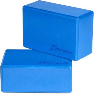 image:imageProsourceFit Foam Yoga Blocks High Density EVA Yoga Bricks 4x 6 x 9 Set of 2Blue