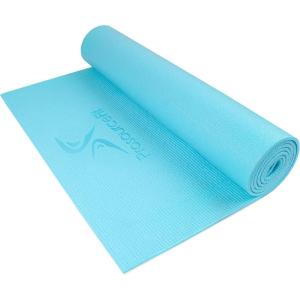 image:imageProsourceFit Original Yoga Exercise Mat  6mm Thick for Comfort and Stability with Carrying Straps Non Slip Multiple ColorsAqua
