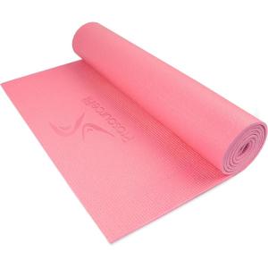 image:imageProsourceFit Original Yoga Exercise Mat  6mm Thick for Comfort and Stability with Carrying Straps Non Slip Multiple ColorsPink