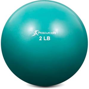 image:imageProsourceFit Weighted Toning Exercise Balls for Pilates Yoga Strength Training and Physical Therapy 2 lb to 8 lb Color CodedGreen 2lb