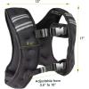 image:imageProsourceFit Exercise Weighted Training Vest  Black12 lb