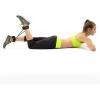 image:imageProsourceFit Leg Resistance Exercise Band Heavy Duty Tube 1520 pounds with Padded Ankle Cuffs for Lower Body Workouts