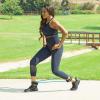 image:imageProsourceFit Leg Resistance Exercise Band Heavy Duty Tube 1520 pounds with Padded Ankle Cuffs for Lower Body Workouts