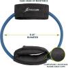 image:imageProsourceFit Leg Resistance Exercise Band Heavy Duty Tube 1520 pounds with Padded Ankle Cuffs for Lower Body Workouts