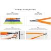 image:imageProsourceFit Therapy Flat Resistance Bands Set of 3 6 eachExtra Long for Stretching Pilates and Rehabilitation with Door Anchor