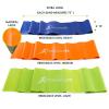 image:imageProsourceFit Therapy Flat Resistance Bands Set of 3 6 eachExtra Long for Stretching Pilates and Rehabilitation with Door Anchor
