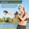 image:imageProsourceFit Weighted Gloves Pair of Heavy Duty 2 lb Neoprene for Sculpting and AerobicsBlack