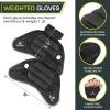 image:imageProsourceFit Weighted Gloves Pair of Heavy Duty 2 lb Neoprene for Sculpting and AerobicsBlack
