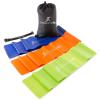 image:imageProsourceFit Therapy Flat Resistance Bands Set of 3 6 eachExtra Long for Stretching Pilates and Rehabilitation with Door Anchor