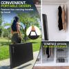 image:imageProsourceFit BiFold Folding Thick Exercise Mat 6x2 with Carrying Handles for MMA Gymnastics Core WorkoutsBlack