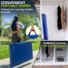 image:imageProsourceFit BiFold Folding Thick Exercise Mat 6x2 with Carrying Handles for MMA Gymnastics Core WorkoutsBlue