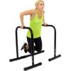 image:imageProsourceFit Dip Stand Station Heavy Duty Ultimate Body Press Bar with Safety Connector for Tricep DipsBlack