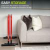 image:imageProsourceFit Dip Stand Station Heavy Duty Ultimate Body Press Bar with Safety Connector for Tricep DipsRed