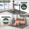 image:imageProsourceFit Exercise Puzzle Mat 1inch Checkered EVA Foam Floor Tiles wNonSlip Texture Interlocking Design for Adjustable Gym Surfaces Shock Absorbing Grey 24 SQ FT  6 TilesGrey