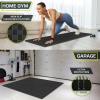 image:imageProsourceFit Exercise Puzzle Mat 1inch Checkered EVA Foam Floor Tiles wNonSlip Texture Interlocking Design for Adjustable Gym Surfaces Shock Absorbing Grey 24 SQ FT  6 TilesBlack