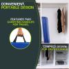 image:imageProsourceFit TriFold Folding Thick Exercise Mat 6x4 with Carrying Handles for Tumbling Martial Arts Gymnastics Stretching Core WorkoutsBlue