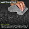 image:imageProsourceFit Weaved Pattern Extra Thick Exercise Puzzle Mat 1inch EVA Foam Interlocking Tiles for Protective Cushioned Flooring for Home and Gym Equipment Blue 72 SQ FT 18 TilesBlack