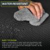 image:imageProsourceFit Weaved Pattern Extra Thick Exercise Puzzle Mat 1inch EVA Foam Interlocking Tiles for Protective Cushioned Flooring for Home and Gym Equipment Black 72 SQ FT 18 Tiles