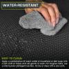 image:imageProsourceFit Weaved Pattern Extra Thick Exercise Puzzle Mat 1inch EVA Foam Interlocking Tiles for Protective Cushioned Flooring for Home and Gym Equipment Black 24 SQ FT 6 Tiles