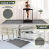 image:imageProsourceFit Weaved Pattern Extra Thick Exercise Puzzle Mat 1inch EVA Foam Interlocking Tiles for Protective Cushioned Flooring for Home and Gym Equipment Grey 72 SQ FT 18 Tiles